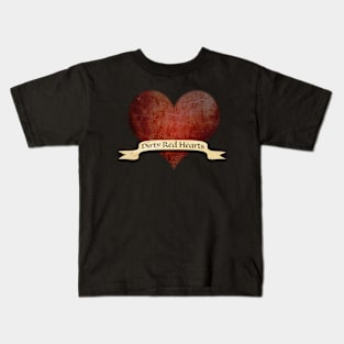 Dirty Red Hearts Logo Kids T-Shirt